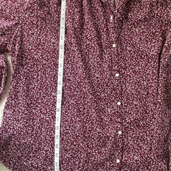 NWT Oversized Floral Print with Front Buttons Top, Size: XXL - Picture 9 of 11